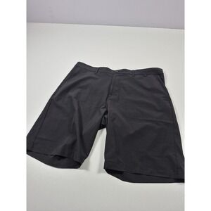 Travis Mathew Shorts Mens 40 Gray Microstripe Chino Golf Performance Stretch